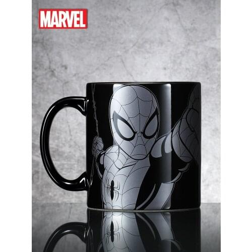 Disney Ceramic Cup Marvel Avengers Peripheral Genuine Spider-Man Milk Cup