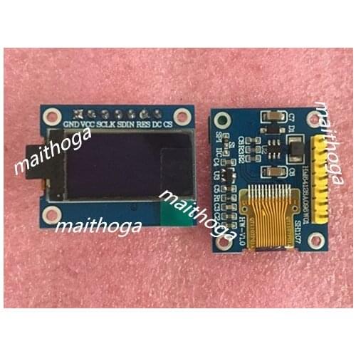 Maithoga 0.96 inch 7P SPI White OLED Screen SH1107 Drive IC 64*128 Vertical Screen IIC Interface