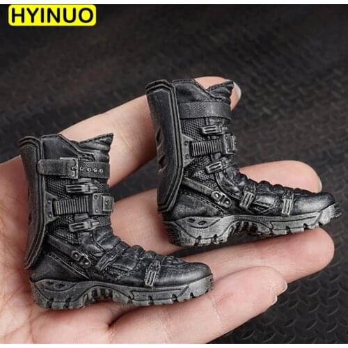1/6 Scale AS006 Falcon Sam Wilson Combat Black Boots Shoes Model Figure Fit For 12" Body Action Figures Doll Accessories