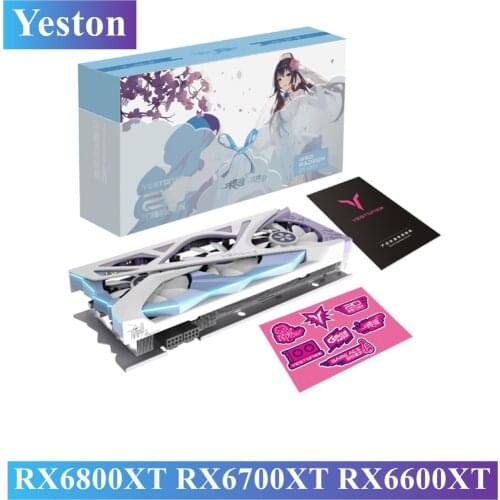 Brand New Yeston RX6800XT/ RX6800/3070/3090 16G D6 Graphic Card 21/7nm 2065-2310MHz 16G/256bit/GDDR6 PCI-Express 4.0 Video Card