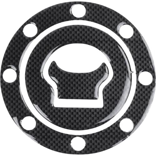 New Cover Sticker Carbon Fuel / Gas Cap Cover Pad Sticker for SUZUKI GSXR 600 750 1300 SV 1000 GSFT 1200 Bandit Black