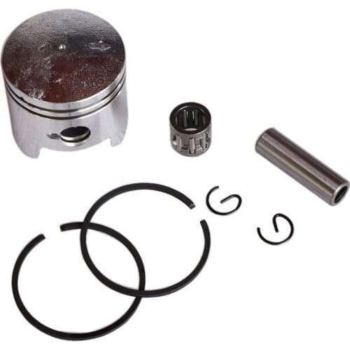Engine Piston 40-6 for 2 stroke 47cc 49cc Pocket Dirt Pit Bike ATV Quad Engine with Piston Ring, Pin bearing