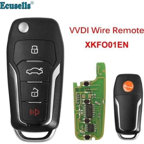 Xhorse VVDI Wire Remote XKFO01EN XK Series Universal Car Key for VVDI2 / VVDI Mini / Key Tool Max