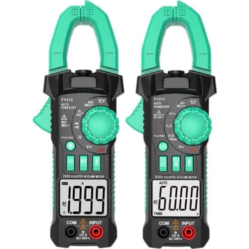 Handheld Digital Multimeter Clamp 2000/6000 Counts ACV AC / DC Automatic Scale Measurement Ammeter Pliers Tester Tool