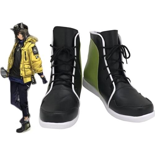 Arknights Courier Cosplay Boots Leather Shoes Custom Made Any Size