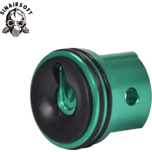 SINAIRSOFT CNC Anodized Green Ultra Silent M14 Cylinder Head Fit Ver.7 Gearbox For Paintball Hunting AEG Airsoft Shooting Target