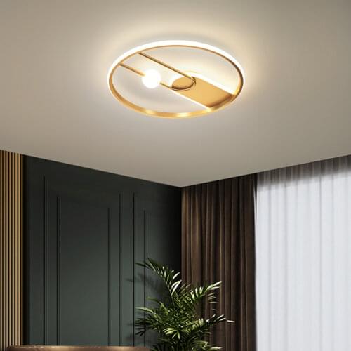 Modern LED Ceiling Light Round Kitchen Bathroom Bedroom Living Dining Room Lustre Minimalist Indoor Home Luminaire Ceiling Lamps