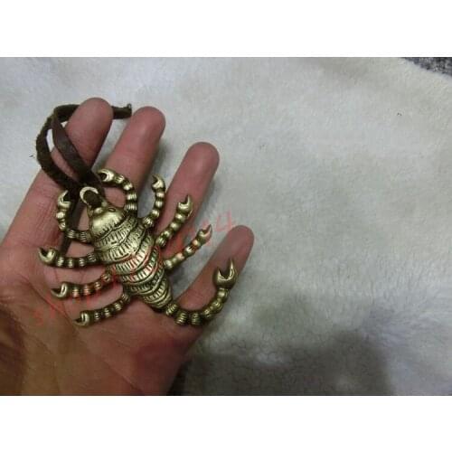 Solid pure copper, scorpion vessel brass scorpion pendant, crafts, decorations, collections