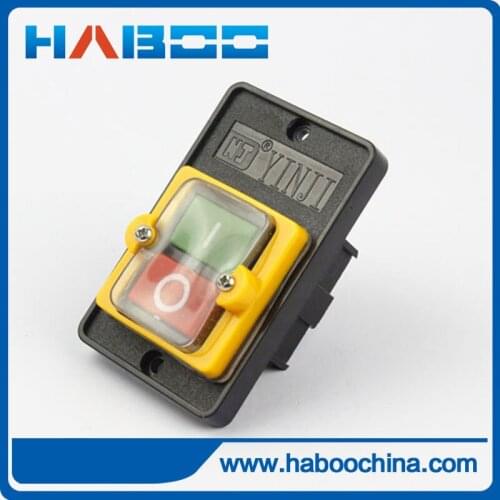 2pcs Packing KAO-5-M waterproof push button switch NO/OFF control switch box start stop switch 10A 220V/380V