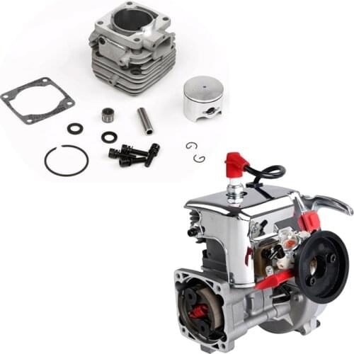 Rc Car 36cc Gasoline Engine Motor Part Cylinder Piston Set For 1/5 Nitro Buggy Truck Hpi Race Baja Losi 5IVE T Rovan DBXL KM MCD