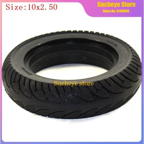 10x2.50 Wheel Tire 10 Inch Solid Tyre None Inflatable 10*2.5 Tire for Scooter Balance Drive Bicycle Electric Vehicle Wheel