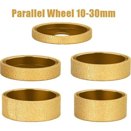 3inch 75mm Bore 20mm Dry Vacuum Brazed Diamond Grinding Parallel Wheel Demi-bullnose Edge Marble Edging Profile Grinding Disc