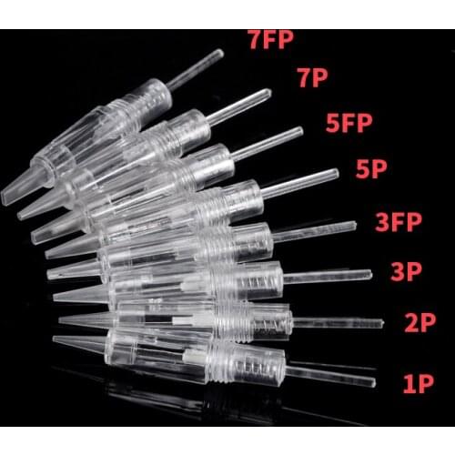 30pcs/Lot Tattoo Needle Permanent Makeup Cartridge Needles For Tattoo Machine Kit Eyebrow Lips Eyeliner with High Quality