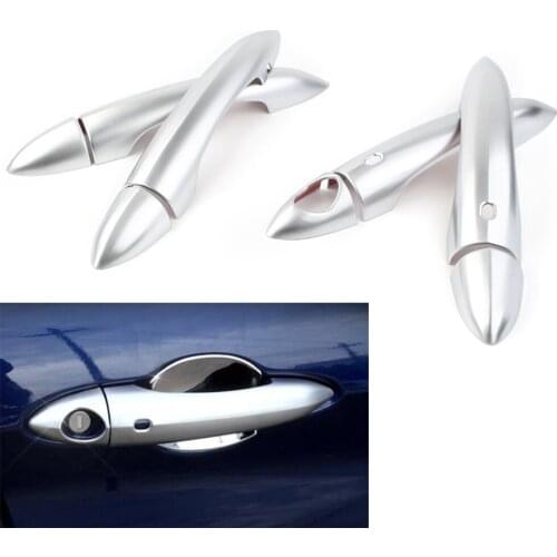 4Pcs ABS Car Exterior Door Handle Cover Trim For Alfa Romeo Giulia Stelvio 2017 2018 2019 2020