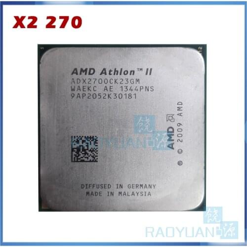 AMD Athlon X2 270 X2-270 3.4GHz Dual-Core CPU Processor ADX270OCK23GM Socket AM3 938pin