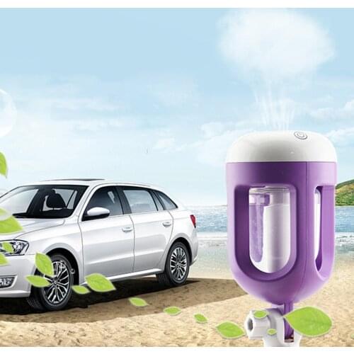 180 Degree Rotation Car Humidifier Air Purifier Aroma Diffuser Air Freshener Purifier Aromatherapy Mist Maker
