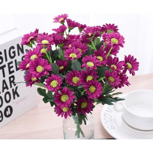 1pc Artificial Flower Bouquet Fake Flowers for Home Garden Party Wedding Decoration Marriage Garden Decoration Farmhouse Decor