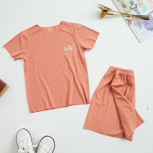 Baby Pijamas Short Sleeve Cotton Pyjamas Kids Clothes Sets Cartoon Big Boys Sleepwear Cute Pajamas For Girl Childrens Nightwear