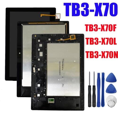 For Lenovo Tab 3 10 Plus ZA0Y ZA0X TB3-X70L TB3-X70F TB3-X70N TB3-X70 LCD Display Touch Screen Digitizer Assembly +TOOLS