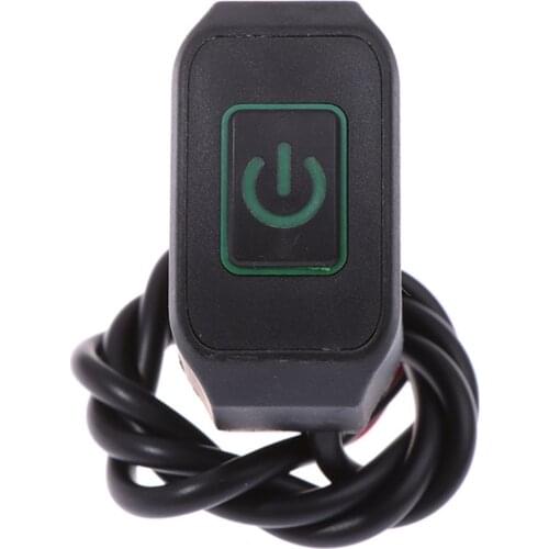 HG-068 22mm Motorcycle Electric Vehicle Self-locking Waterproof Control Switch Flexible High-power Load Anti-theft Alarm Switch