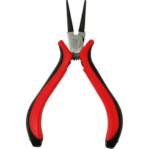 Red Jewelry Tool Round nose pliers Beading Tools for DIY Jewelry Findings jump rings head pins 13cm Carbon steel