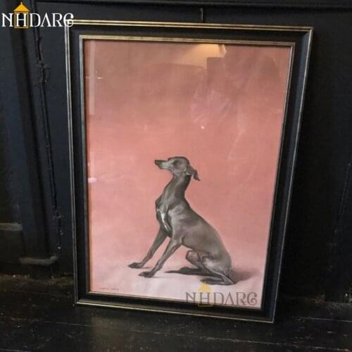 Realistic Landscape Animal Dog Classical Modern Art Decoration Style Canvas Painting Art Posters and Prints Wall Home Room Decor