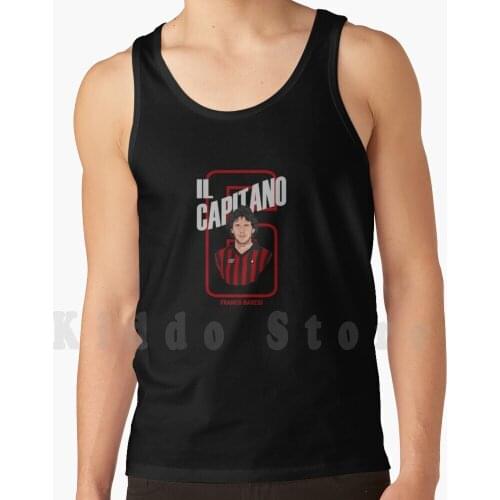 " Il Capitano " Franco Baresi Tank Tops Vest Sleeveless Capitano We Are Baresi Francobaresi Football Italia Socer