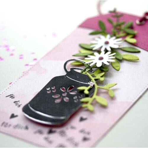 PP Craft metal cutting dies cut die mold Leaf flower pot decoration Scarpbook paper craft knife mould blade punch stencils dies