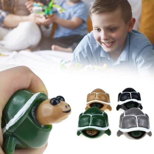 Montessori Novelty Funny Squeeze Telescopic Head Tortoise M2E9