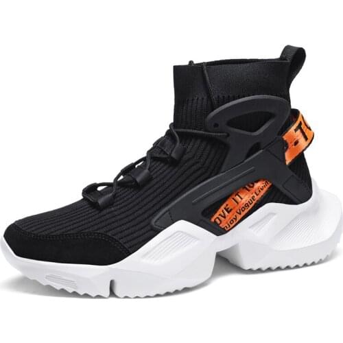 Mens Running Shoes Breathable Outdoor Athletic Lightweight Soft Thick Sole Tennis Walking Fashion Sneakers Zapatos De Hombre