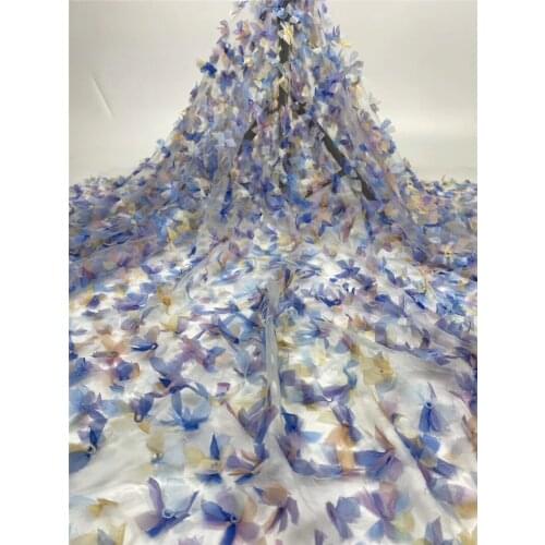 New French tulle lace fabric with net lace fabric 11JRB-61501 french embroidered for nice dress