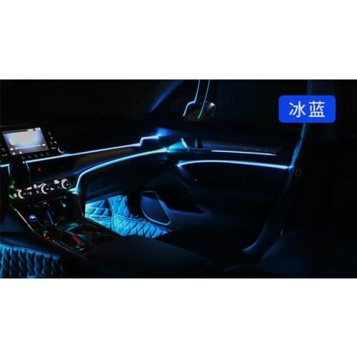 Car Atmosphere Light Invisible Car Led Light Guide Strip Atmosphere Light Car Usb Cold Light Interior Decoration