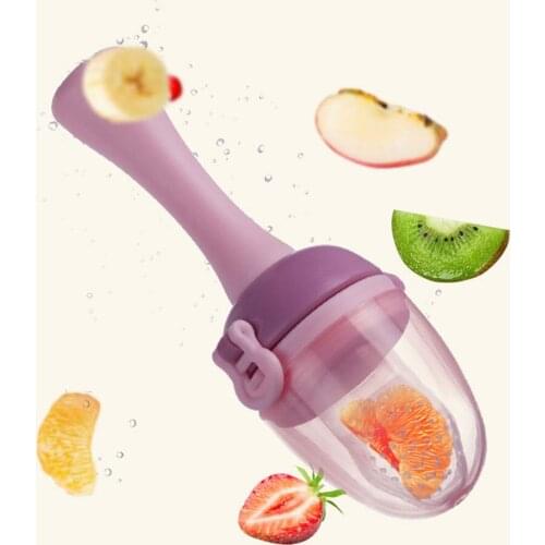 Baby Food Mills food Fresh Fruit Vegetable Mills Dispenser Pacifier Nipple masher Care Safety Tool Food supplement device chain
