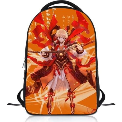 Anime Fullmetal Alchemist Students Backpack School Bag Children Cartoon Knapsack Boys Girls Rucksack Kids Bookbag Satchel