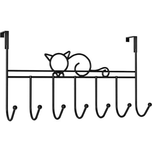 Over the Door Hook Bathroom Hanger Coat Clothes Hat Bag Towel Hanger Hanging Rack for Home Kitchen Storage