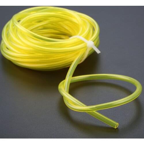 1Pc Chainsaw Fule Tank Spare Parts Yellow Oil Pipe,Inner Diameter 3mm ,outer Diameter 5mm,5 Meter Length Garden Tools Parts