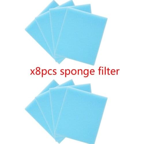 8pcs/lot sponge filter replacement parts kit for philips FC8470 FC8471 FC8632 FC8630 FC8634 FC8645 FC9320 FC9322 FC9520 FC9521