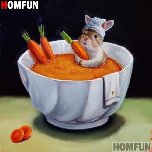 HOMFUN 5d Diamond Painting Full Square/Round "Cartoon mouse cup" Picture Of Rhinestone DIY Diamond Embroidery Home Decor A20297