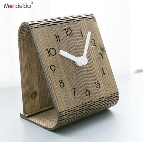 3 Inch Home Living Room Table Clocks Digital Dest Clocks for Home Decor Needle Watch Mute Clocks for Kids Room Gifts