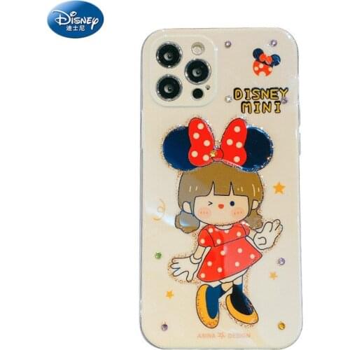 DISNEY Mickey silicone case for iPhone 11 Pro Xs Max iPhone SE 2020 7 8 Plus Official Liquid Silicon 360 Full Cover zz0425-3