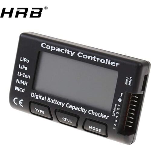 CellMeter-7 Digital Tester Capacity Voltage 1-7S Cell Balance Controller Checker For LiPo LiFe Li-ion NiMH Nicd Battery RC Parts