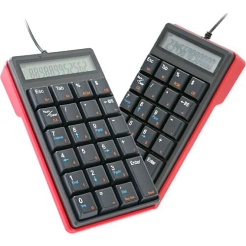 SUNREED USB Number Pad, 24 Keys Portable Numeric Keypad Keyboard with Calculator for Laptop Computer,Compatible with Windows OS
