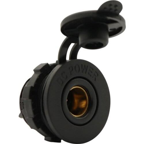 European Standard 12-24V Waterproof Cigarette Lighter Power Socket Cigarette Lighter Socket Universal Power Supply Socket