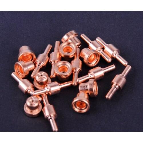 LETAOSK 10 Sets Tips Nozzles Electrodes Fit for LG-40 PT-31 CUT40 CUT50 Plasma Cutter Cutting Torch