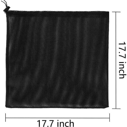Pump Filter Bag for Pond biofilters Aquarium Filtration and Outdoor Swimming Pool Black Media Bags M68D