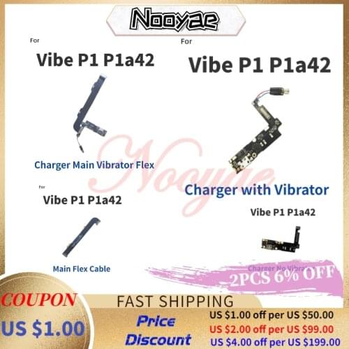 Charging Port For Lenovo Vibe P1a42 USB Dock Charger Flex Cable Microphone Main Connect LCD Power Volume Sim Holder Reader Board