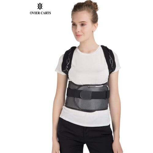 Inflatable Back Support Posture Corrector Belt Adjustable Shoulder/Back Belt Lumbar Support Straight Corrector For Men Women
