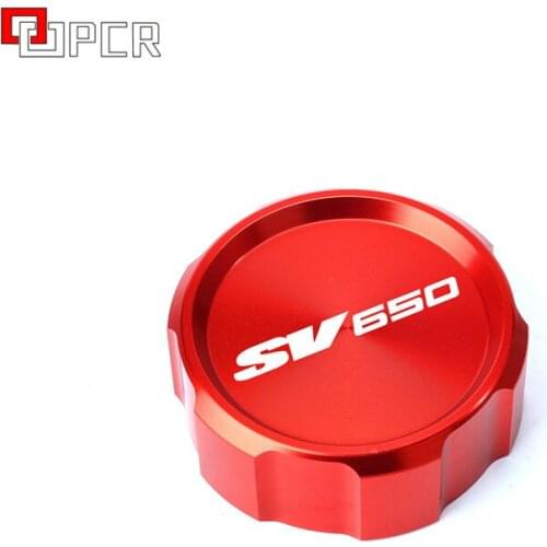 New Model With logo Motorcycle Front Brake Fluid Reservoir Cover Cap For SUZUKI SV650 SV 650 1999-2005 2006 2007 2008