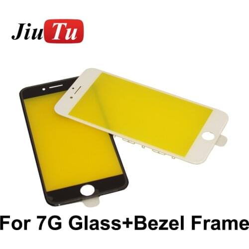 Original Cold Press 2 in 1 Front Screen Glass With Frame OCA For iphone 6/6 Plus/6s/6s Plus/7/7 Plus/8/8 Plus Repair Replacement