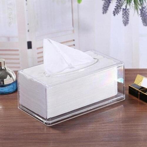 Napkin Holder Household Transparent Acrylic Box For Napkins Home Hotel Creative Acrylic Tissue Box Storage Rack